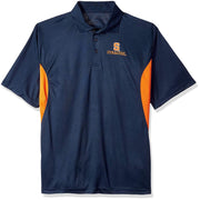 NCAA Syracuse Orange Mens Pieced Panel Polo Shirt, Size Medium