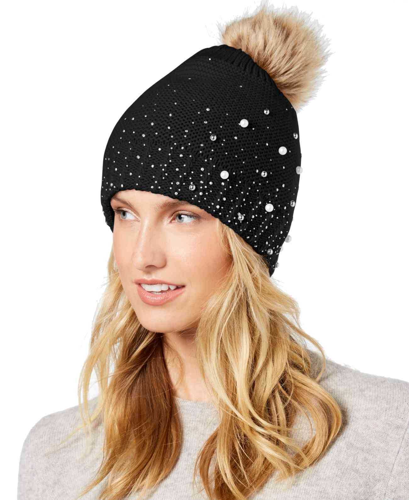 INC International Concepts Shine Like the Night Beanie