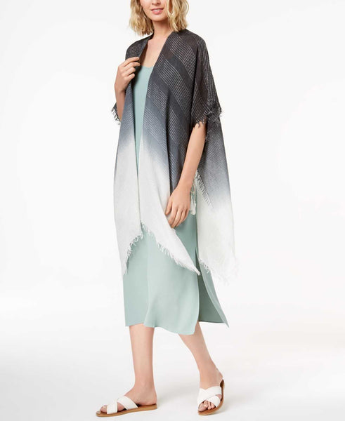 Steve Madden Ombre Metallic-Stripe Boho Wrap & Cover-up One Size