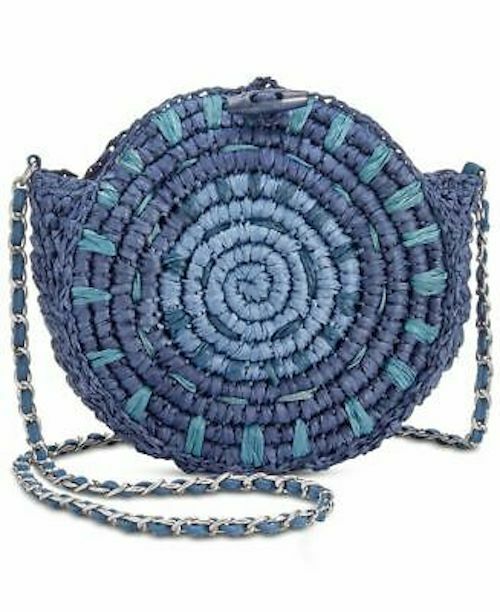 INC International Concepts Straw Circle Crossbody