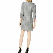 Jessica Howard Womens Plaid Three-Quarter Sleeves Casual Dress, Size 12