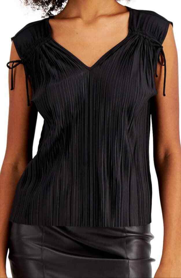 Alfani Pleated Ruched Top