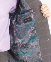 Sean John Mens Classic-Fit Check Suit Separate Jacket, Size 40R