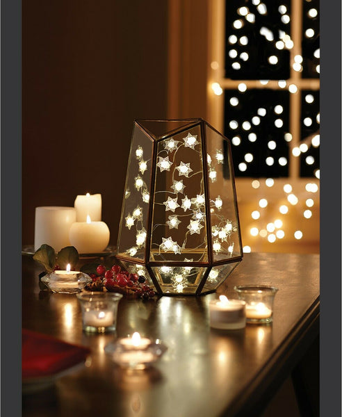 Studio Mercantile String Lights LED Micro Snowflakes 10ft