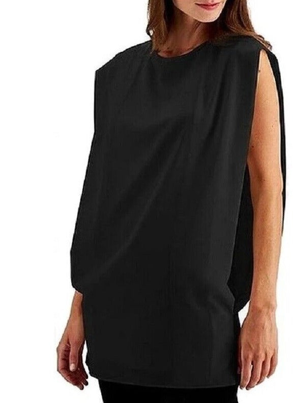 Alfani Sleeveless Tunic, Black, Size Large