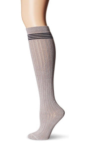 Yummie by Heather Thomson Women’s Knee High Socks, Gray, One Size