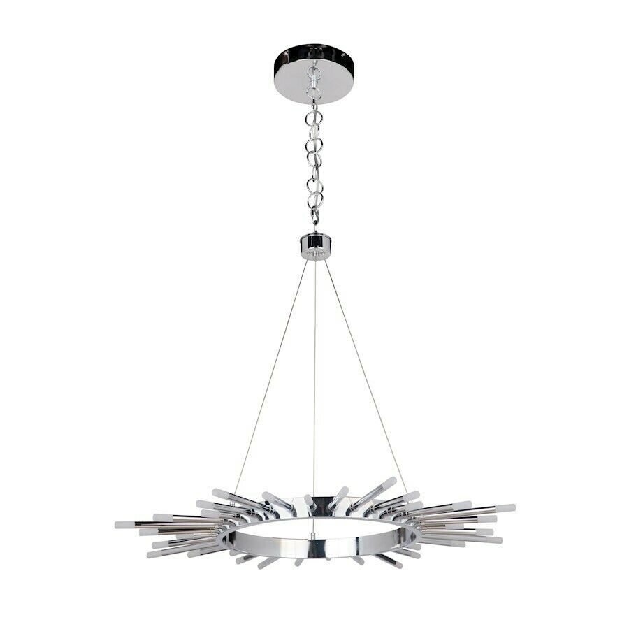 Craftmade Korona 32-Light Modern Chandelier in Chrome