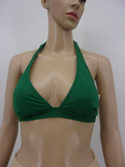 Lark & Ro Women's Supportive Halter Bikini Top, Size Small