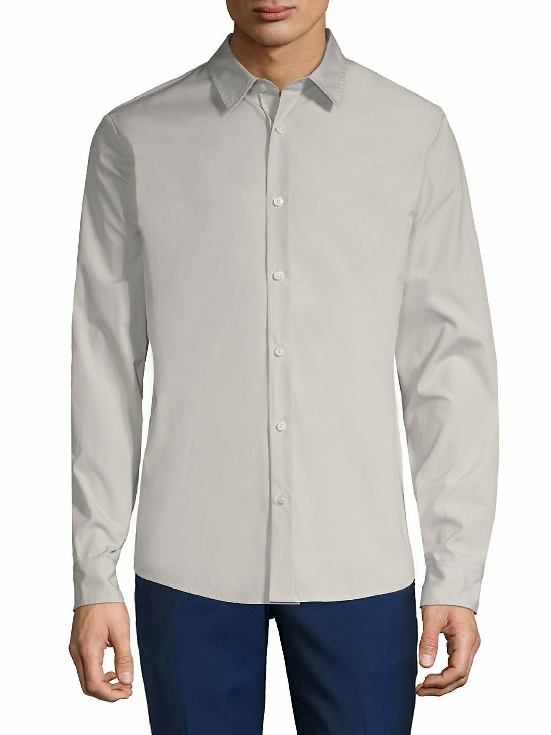 Vince Mens Reverse Placket Sport Button Down Shirt