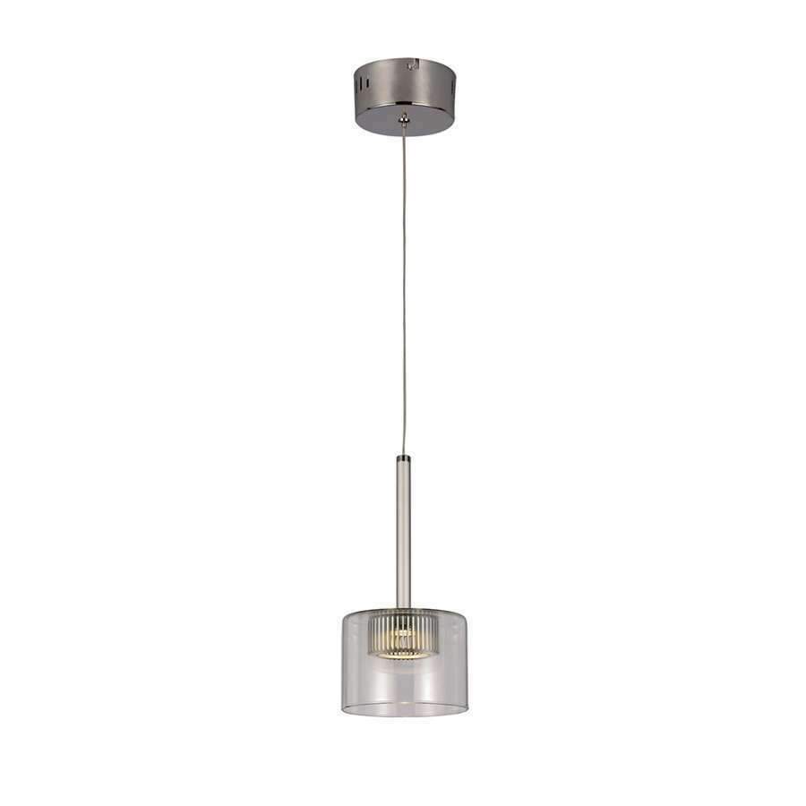 Trans Globe Lighting-PND-992-5 Inch 5W 1 Light LED Drop Pendant Polished Chrome