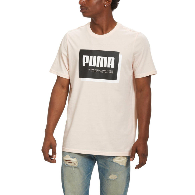 Puma Men Cloud Pink Summer Court T-Shirt