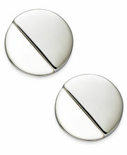 Alfani Gray Acrylic Round Button Earrings