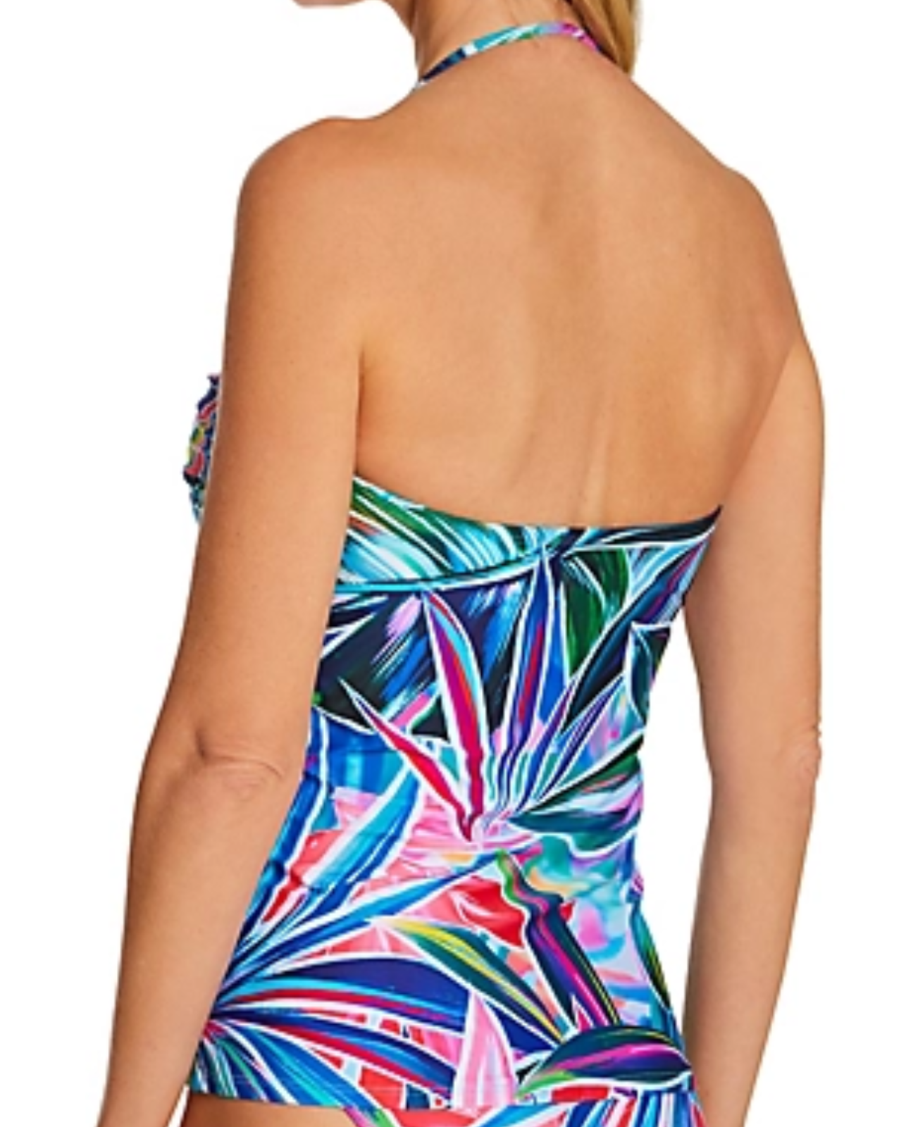 La Blanca Womens Twist Tankini Top