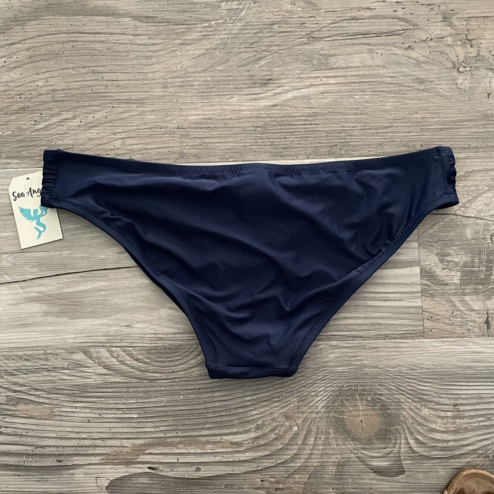 Sea Angel Blue Bikini Bottom, Size Large