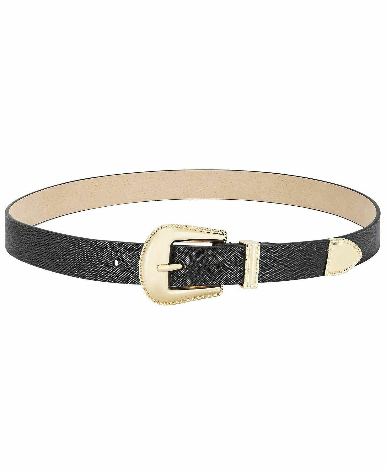 Steve Madden Women's Western-Buckle Belt