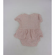 Carter's Girls Ruffle Flower Romper Bodysuit Creeper/Size 12M/Pink