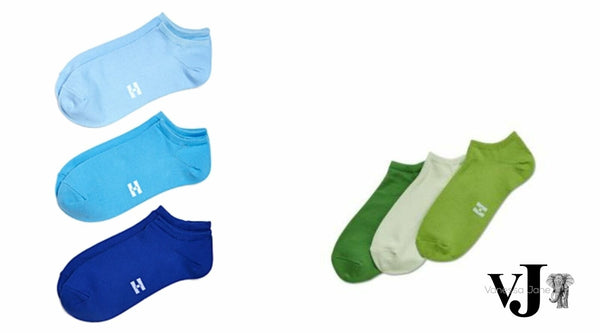 Lot of 2 Hue 3-Pack Color Mood Supersoft Liner Socks, One Size