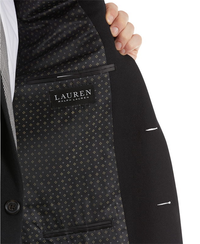 Lauren Ralph Lauren Luxury Wool/Cashmere-Blend Classic-Fit Sport Coat