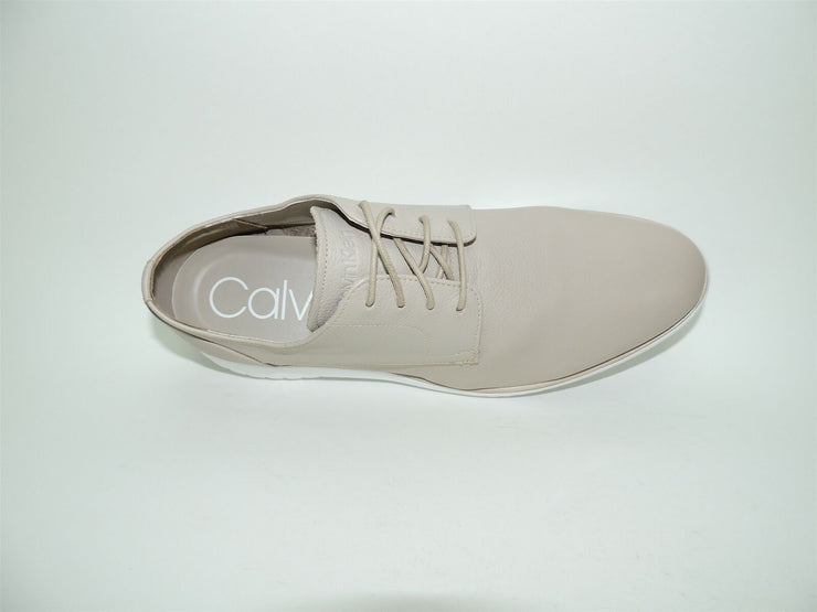 Calvin Klein Teodor Light Taupe Soft Tumbled Leather, Size 10