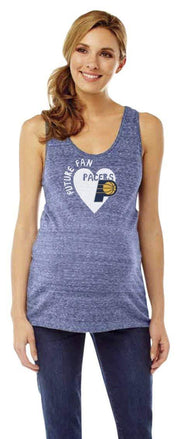 NBA Pacers Womens Maternity Shadow Tank Top Pacers - Size XL
