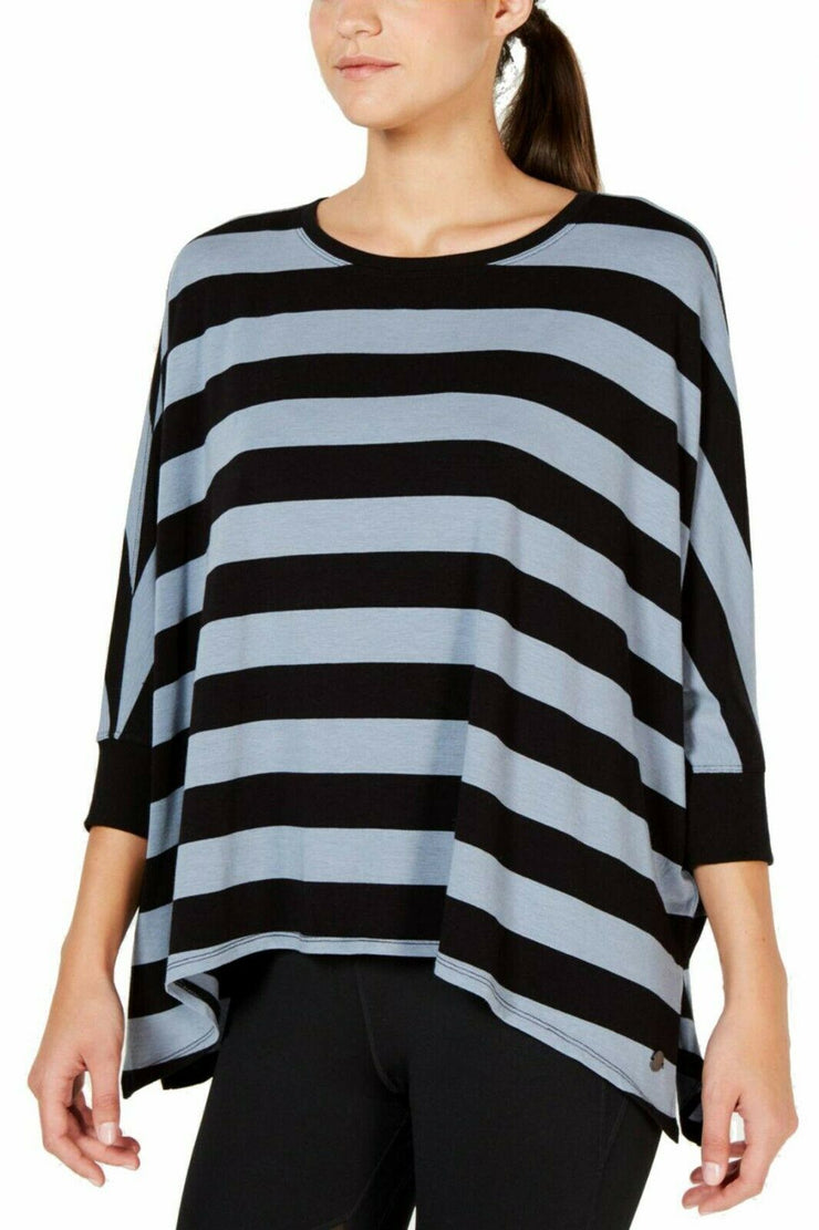 Calvin Klein Rugby-Striped Relaxed Dolman-Sleeve Top, Choose Sz/Color