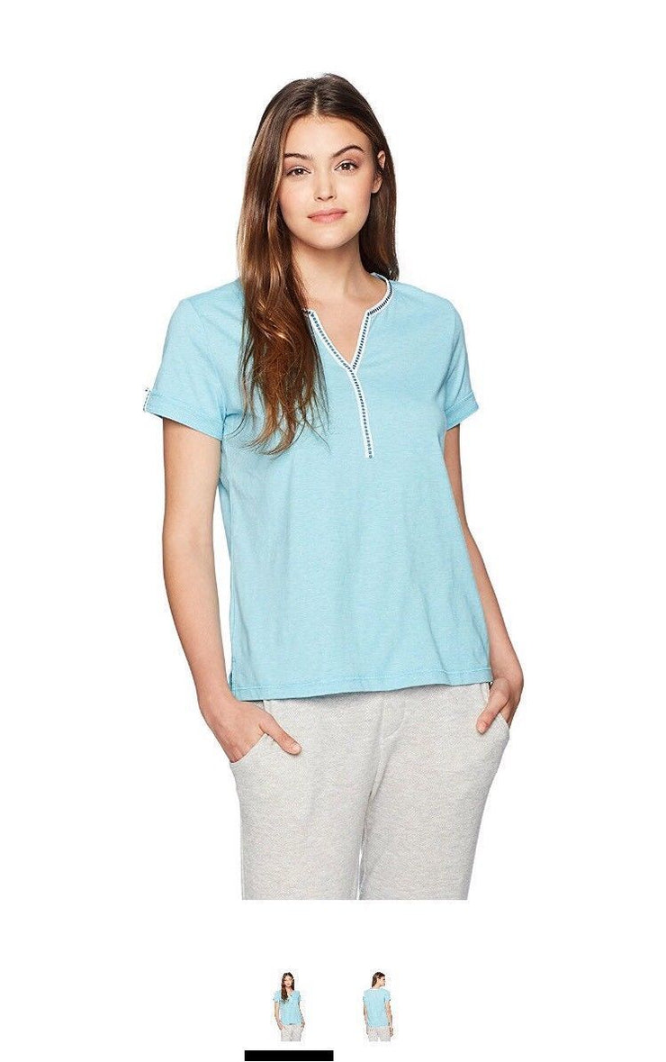 Karen Neuburger Womens Short Sleeve T-Shirt Pajama Top
