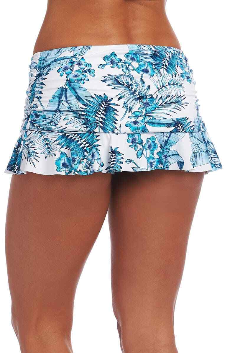 La Blanca Womens Ruffle Swim Skirt