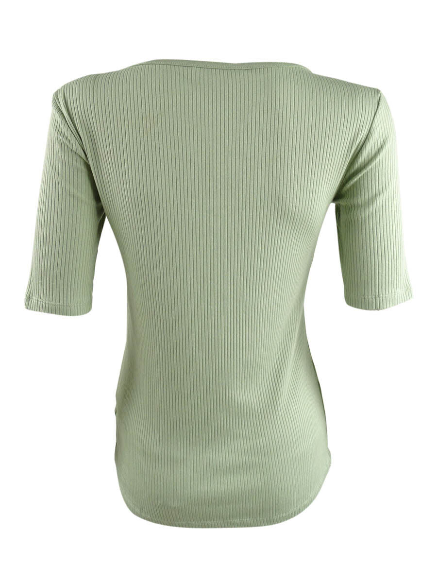 Lauren Ralph Lauren Elbow-Sleeve Henley Top