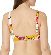 Anne Cole Signature Womens Wallflower Beaded Bikini Top, Size Large