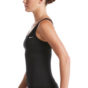 Nike Womens Black Essential Tankini Top, Size Small