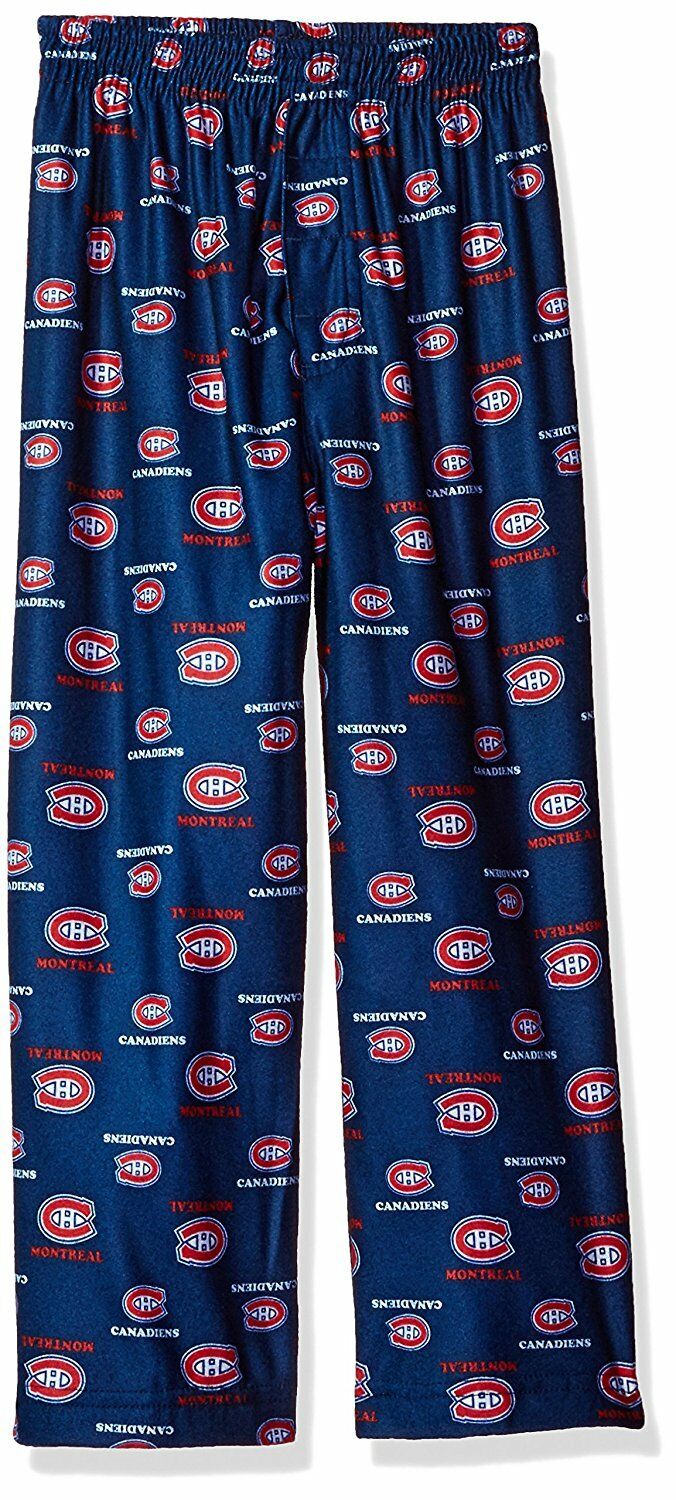 Montreal Canadiens Boys Sleepwear All Over Print Pant Pajamas Size Medium