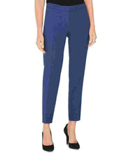 Anne Klein Women's Bowie Cotton Blend Suit Pants, Size 14 Blue