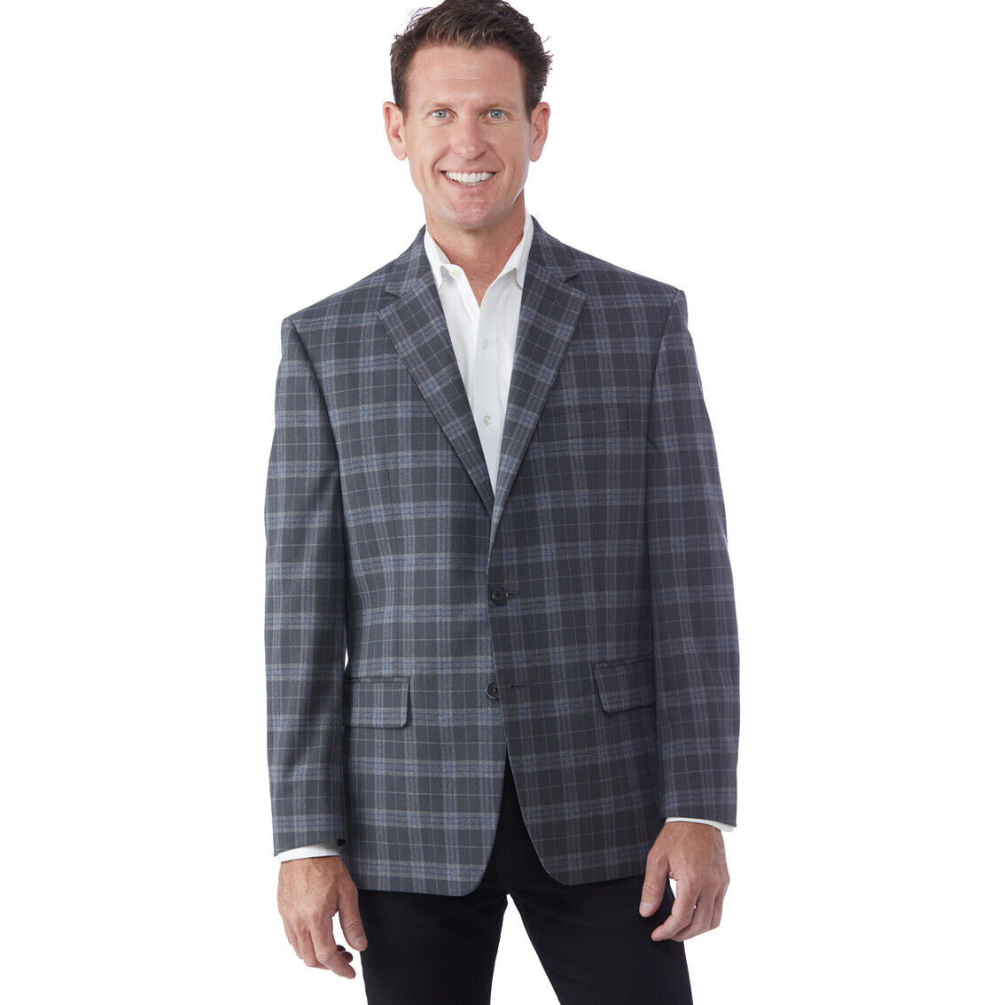 Lauren Ralph Lauren Mens Classic-Fit Ultraflex Stretch Patterned Blazer, 42L