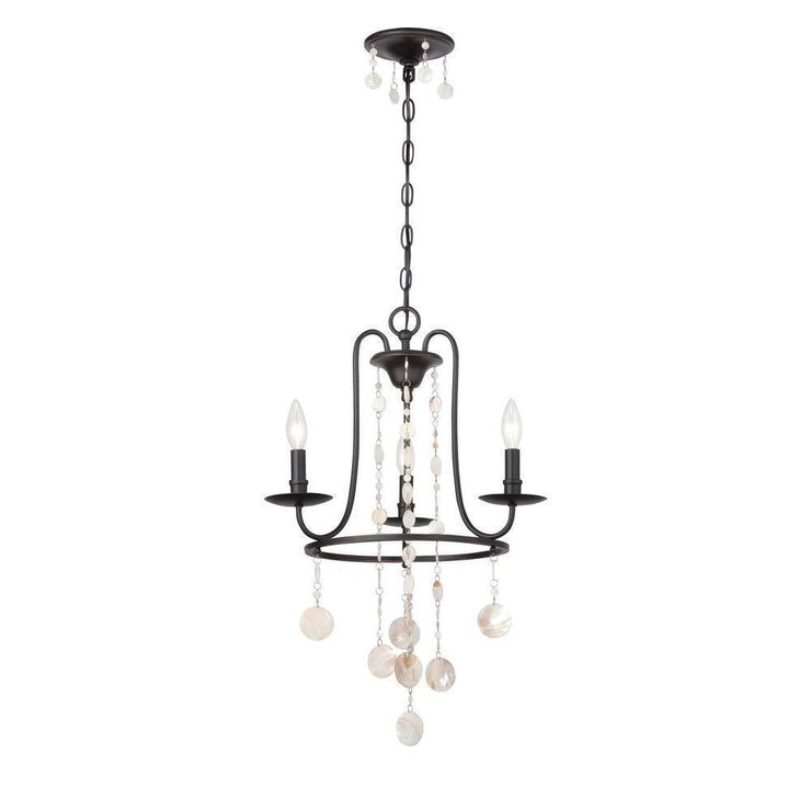World Imports Matira Collection 3-Light Oil Rubbed Bronze Chandelier (WI974388)