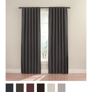 Ellery Eclipse Fresno Blackout Window Curtain Panel Black, 52X95