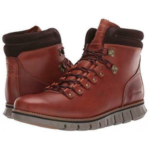 Cole Haan Mens ZeroGrand Leather Waterproof Hiking Boots