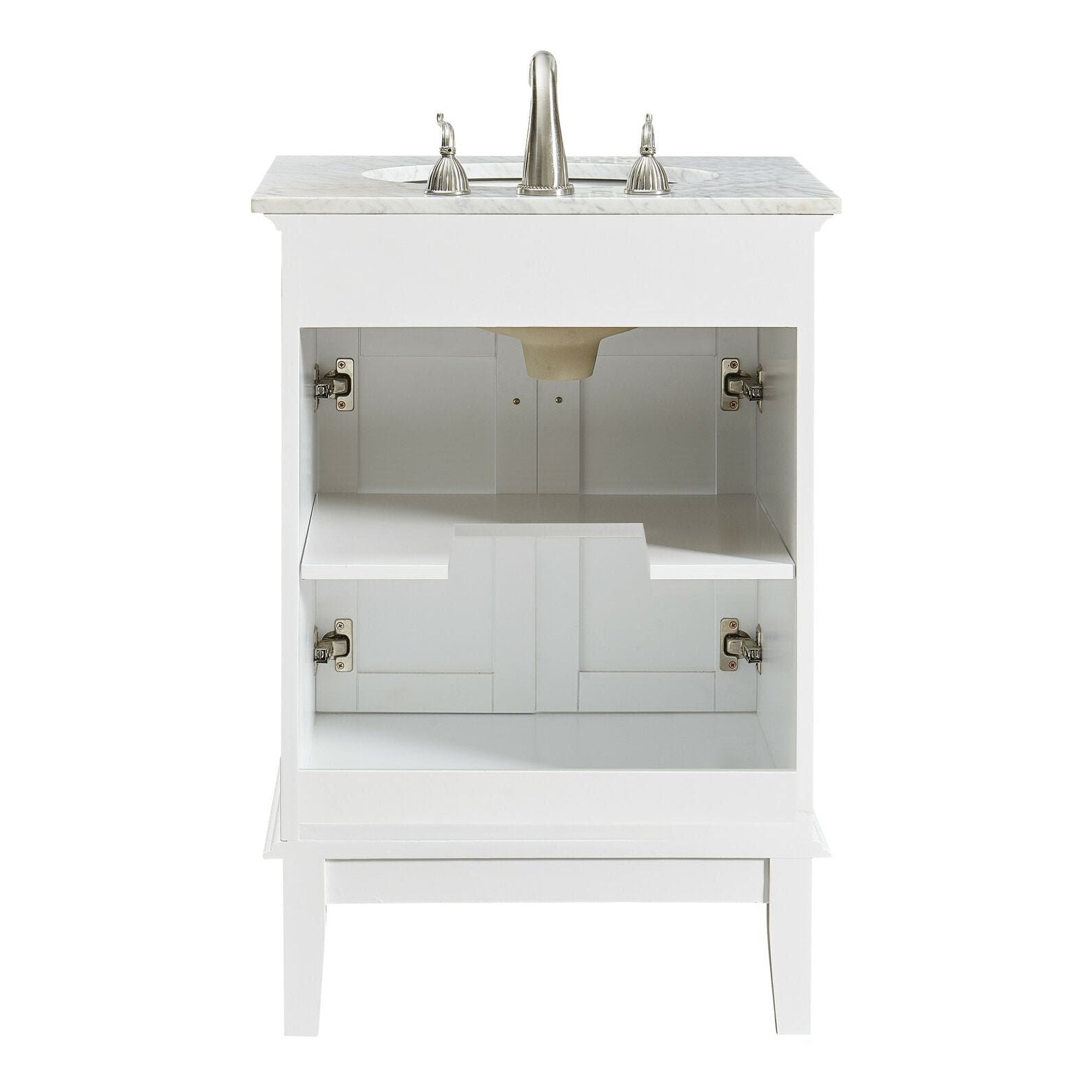 Elegant Lighting VF30124WH Sutton 24W Vanity Set - White