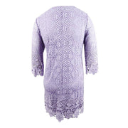 Alfani Women's Crochet-Trim Illusion Dress, Size Small