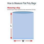 Aviditi PB351 Poly Flat Bag, 10x2, 2 mil Thick, Clear ,Case of 1000