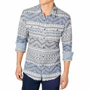 American Rag Mens Medium-Weight Cotton Button-Down Shirt, Various Style