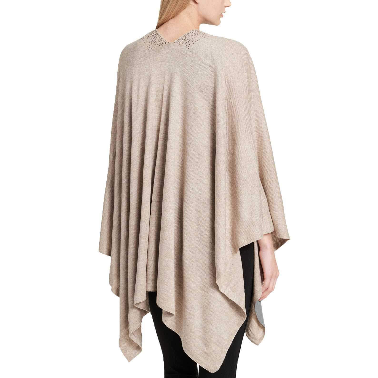 Calvin Klein Studded Shawl - Heathered Almond