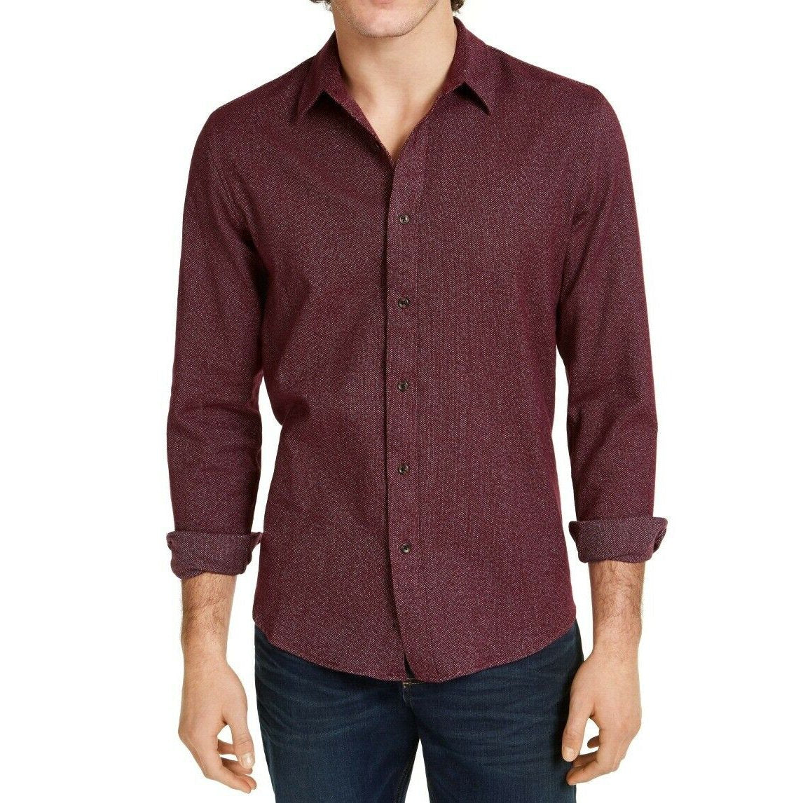 American Rag Mens Matt Regular-Fit Brushed Twill Shirt