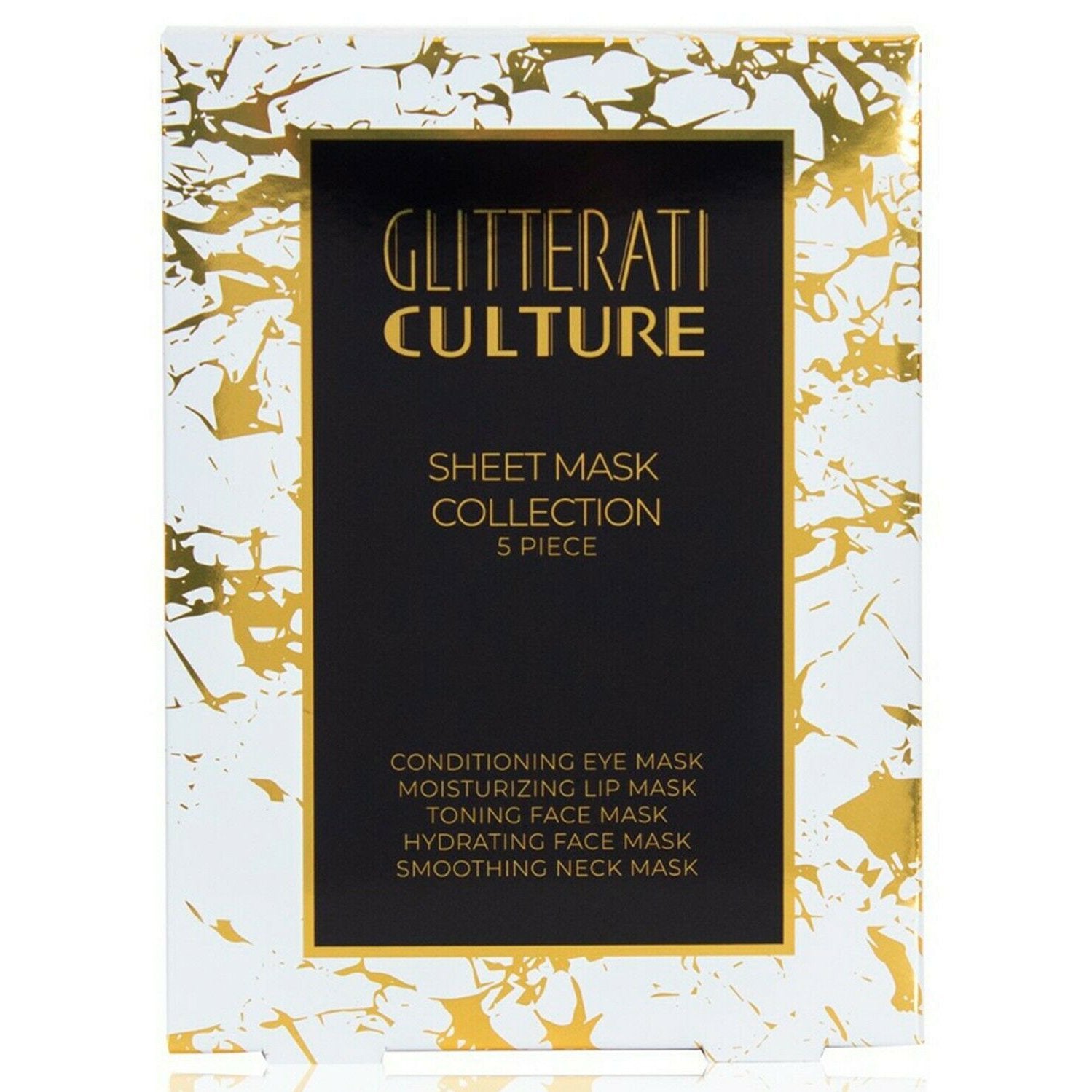 5-Pc. Glitterati Culture Mask Set