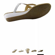 Alfani Farynn Womens White Wedge Sandals, Size 9 Us