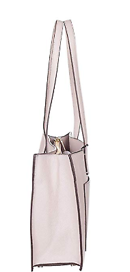 DKNY Commuter Pebble Leather Logo Tote-Lavender