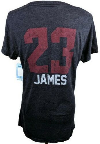 NBA Cleveland Cavaliers -23 James Womens V-Neck Tee Shirt, Size Medium