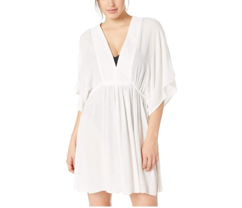 Ralph Lauren Crinkle Rayon Cover Up Tunic Dress