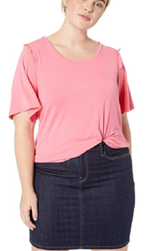 Hue Bell Ruffled-Sleeve Sleep Top