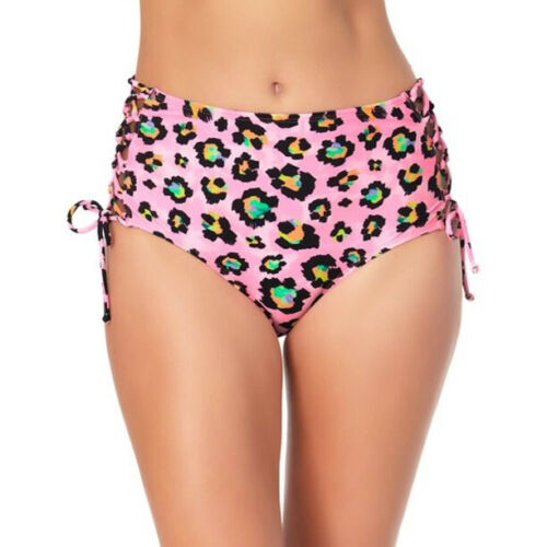 California Waves Juniors High-Waist Bikini Swim Bottom