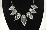 I.N.C. INC International Concepts Silver-Tone Crystal Statement Necklace, 17 +